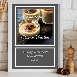 Wax Melts Cappuccino Creme Brulee Coffee Christmas Holiday 100% Soy Wax …